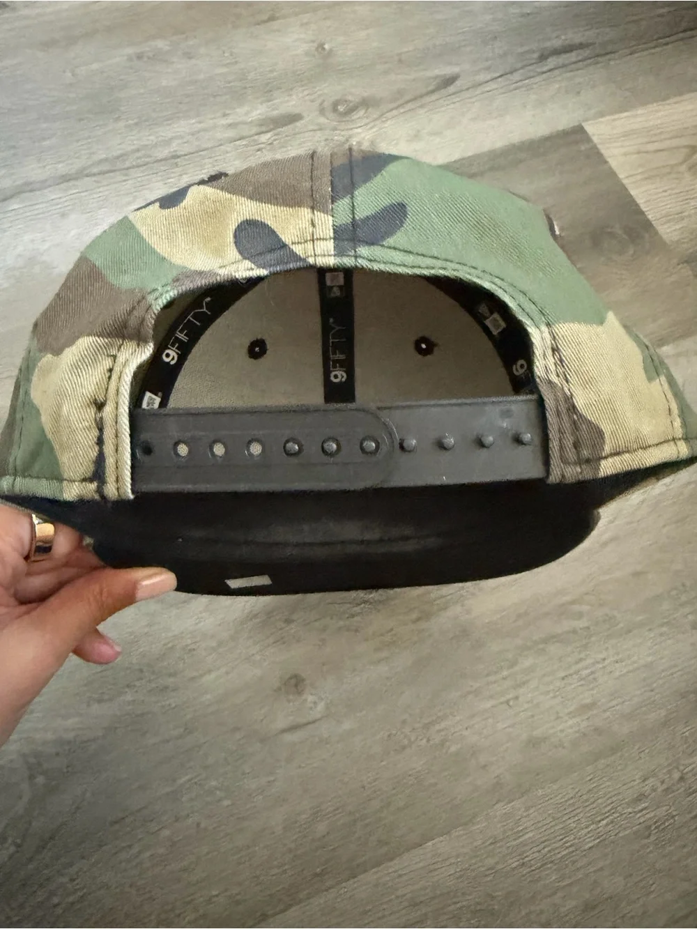 Golden State Warriors Camo New Era 9FIFTY Snapback Hat - Youth